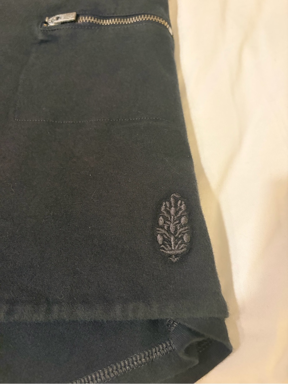 FP Movement Free People Black Wrap Tie Skort Zip Pocket Built In Shorts M - Picture 2 of 10